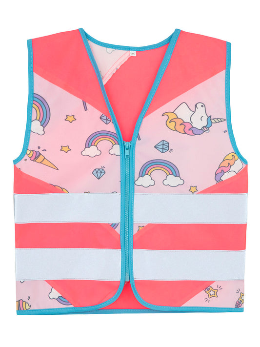 Children's Safety Vest Action Korntex Neon Pink