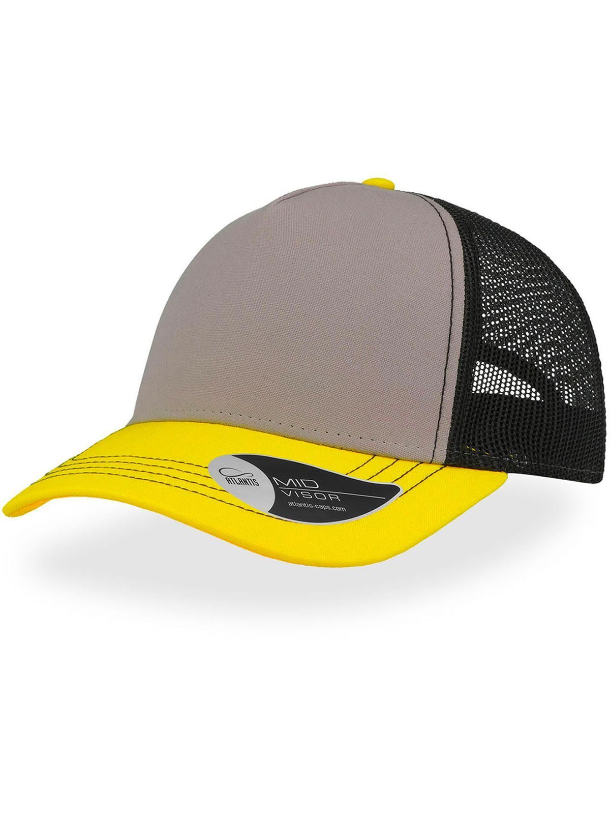 Rapper Canvas Atlantis Grey-Bright Yellow-Black