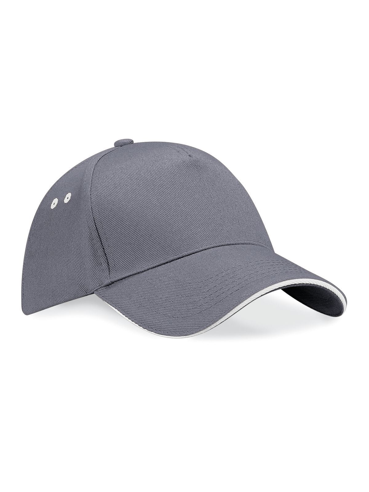 Ultimate 5 Panel Cap - Sandwich Peak Beechfield Graphite Grey/Oyster Grey