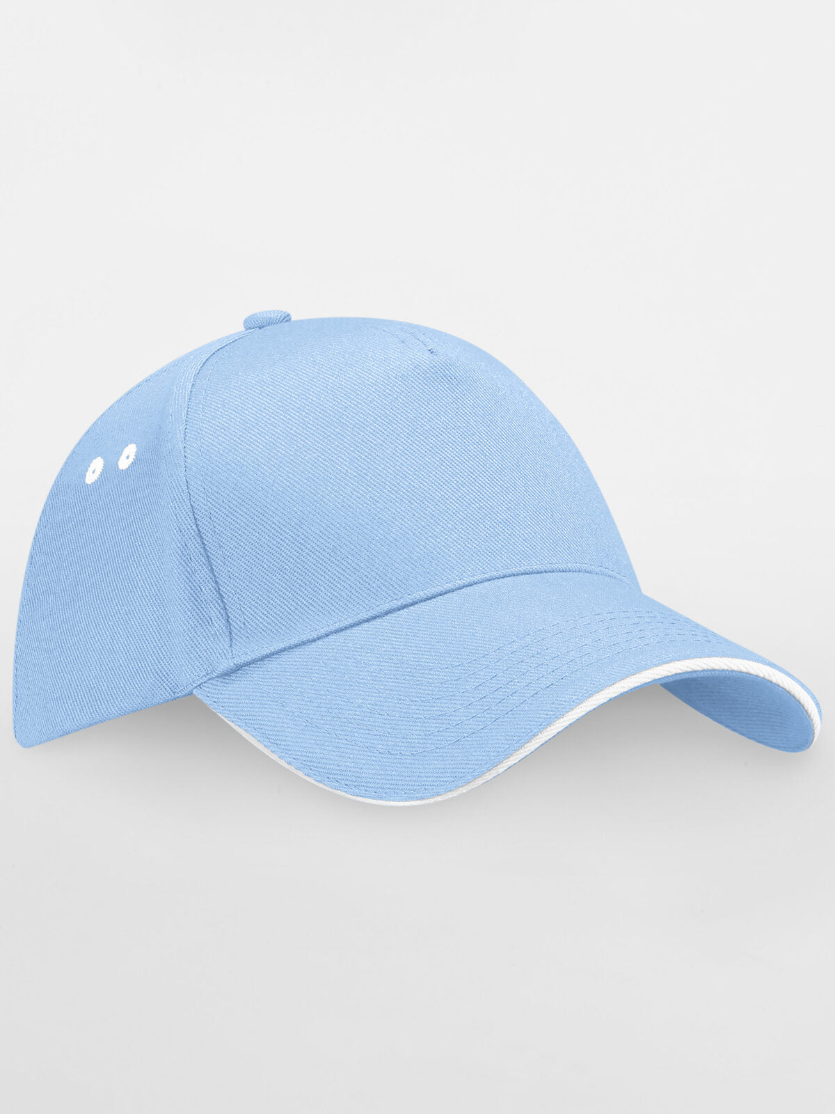 Ultimate 5 Panel Cap - Sandwich Peak Beechfield Sky Blue/White