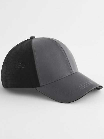 Club Cap Beechfield Gunmetal Grey/Black