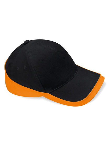 Teamwear Competition Cap Beechfield Black/Orange