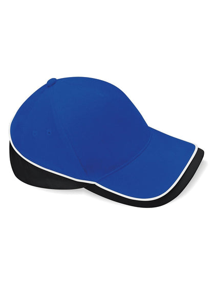 Teamwear Competition Cap Beechfield Bright Royal/Black/White