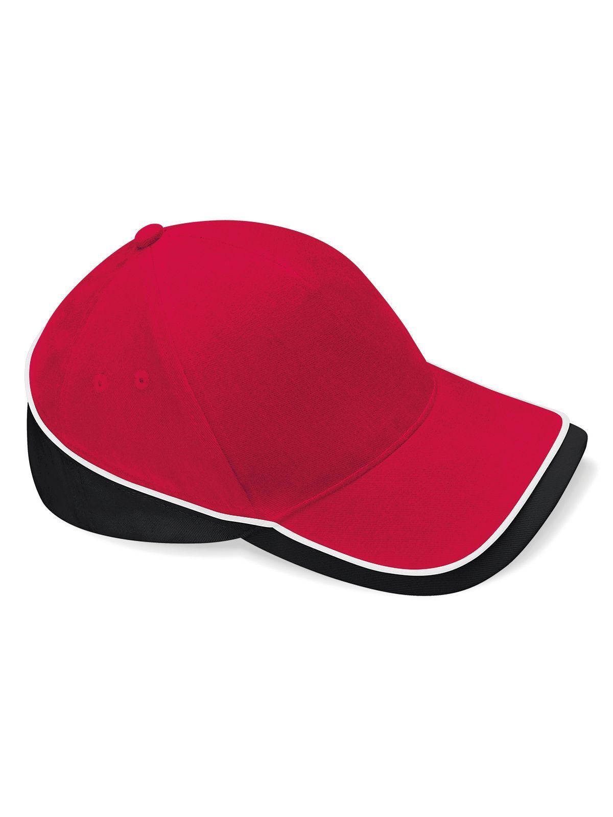 Teamwear Competition Cap Beechfield Classic Red/Black/White