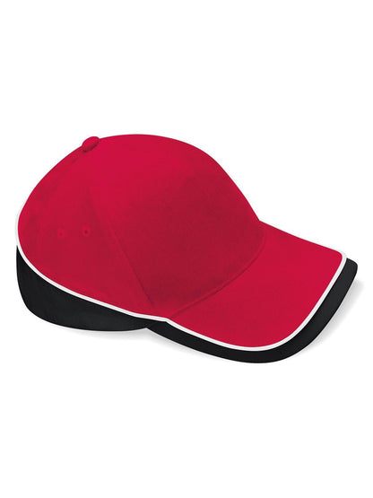 Teamwear Competition Cap Beechfield Classic Red/Black/White