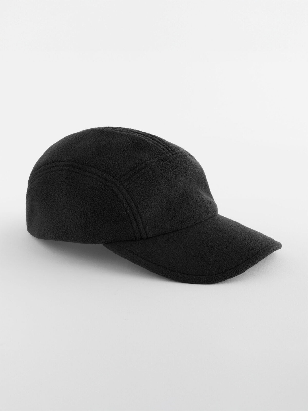 Recycled Fleece 5 Panel Cap Beechfield Black