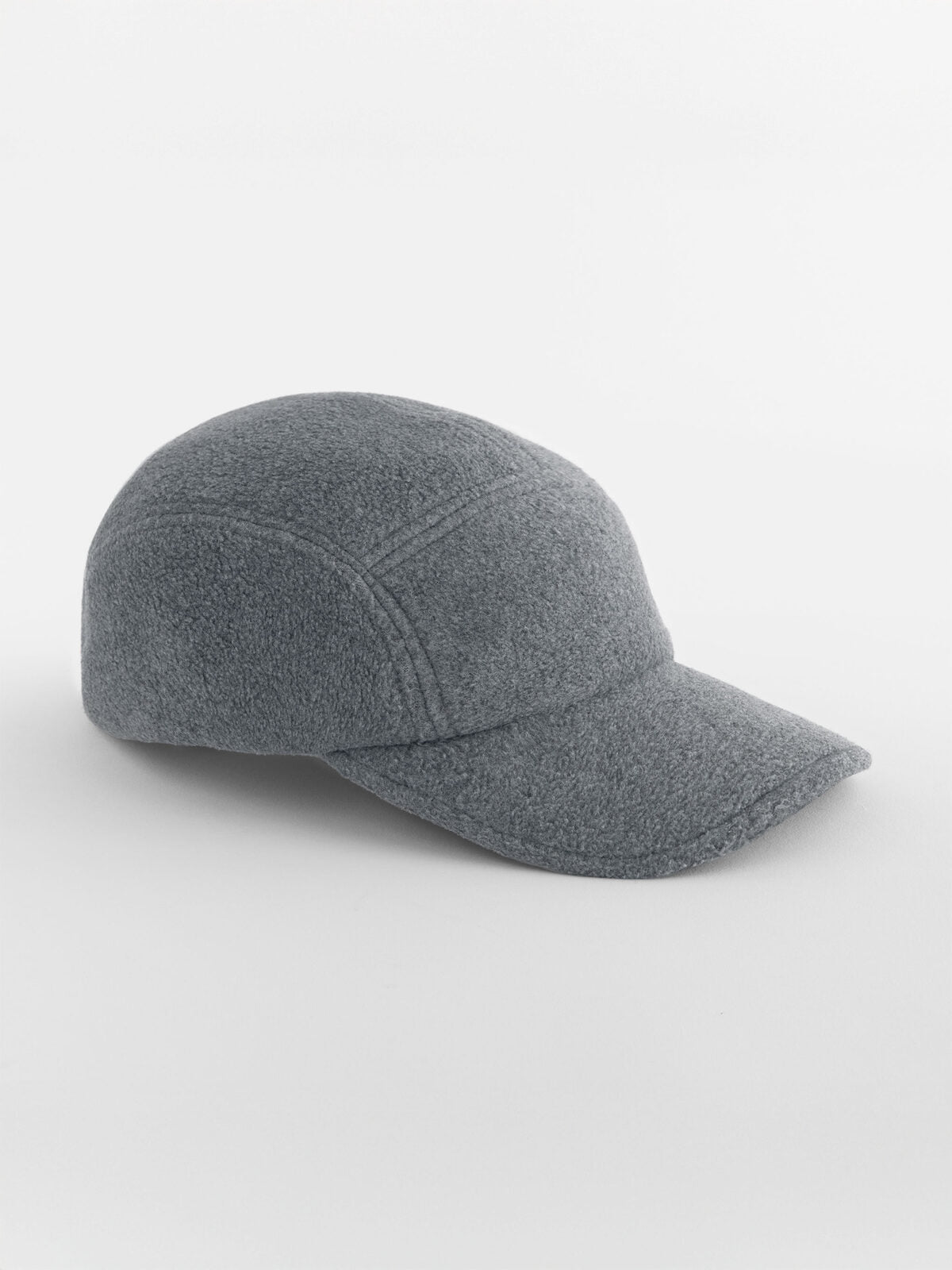 Recycled Fleece 5 Panel Cap Beechfield Charcoal
