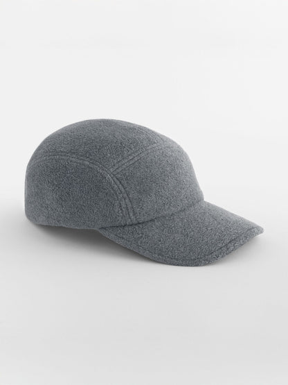 Recycled Fleece 5 Panel Cap Beechfield Charcoal