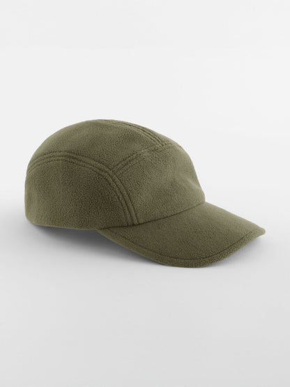 Recycled Fleece 5 Panel Cap Beechfield Olive Green