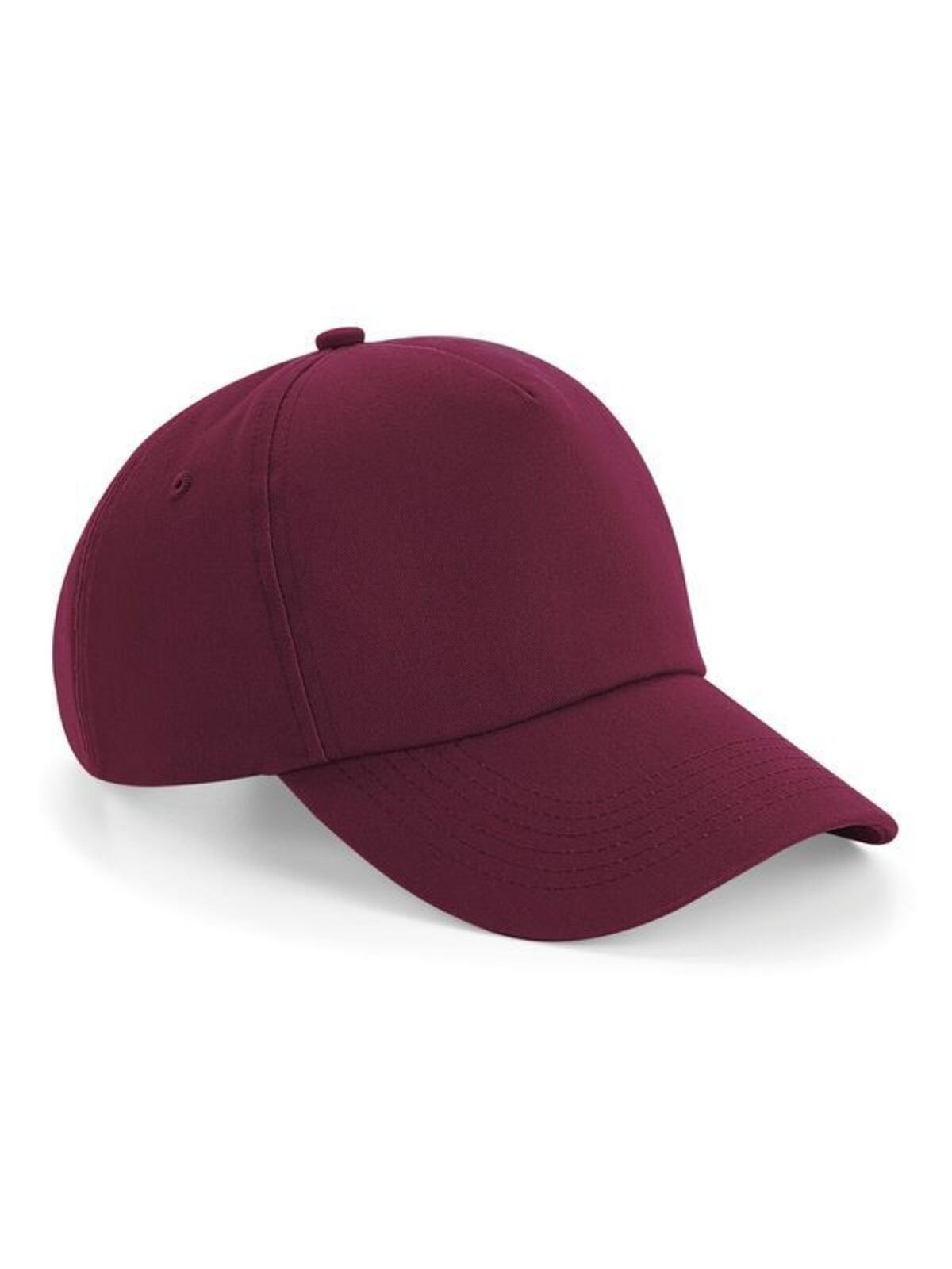 Authentic 5 Panel Cap Beechfield Burgundy