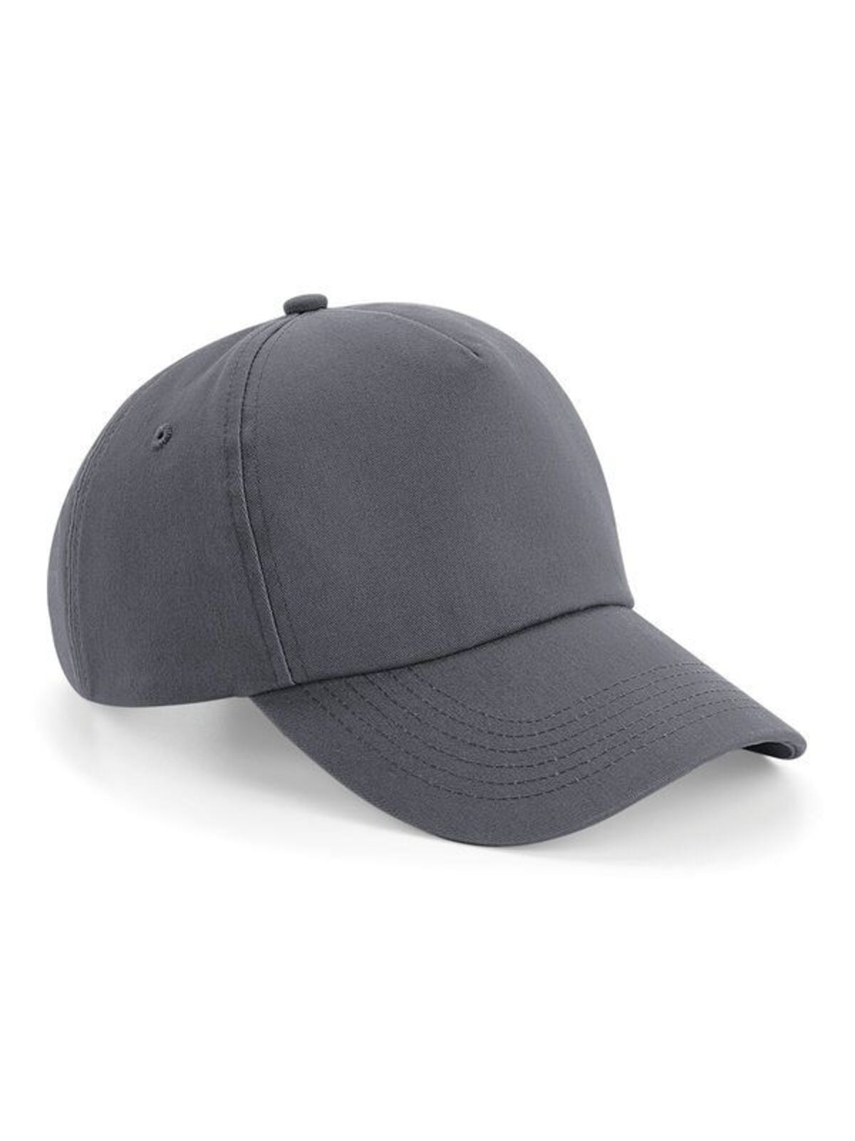 Authentic 5 Panel Cap Beechfield Graphite Grey