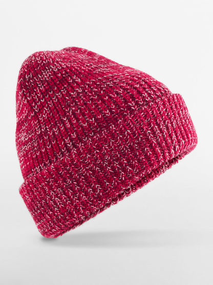 Campfire Beanie Beechfield Red Speck