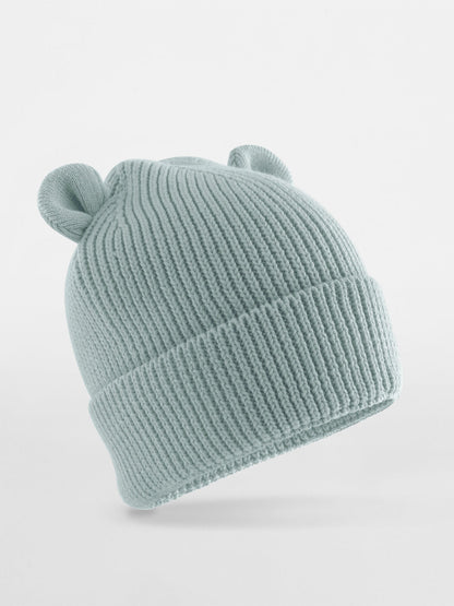 Berretto a forma di orsetto Beechfield Dusty Turquoise