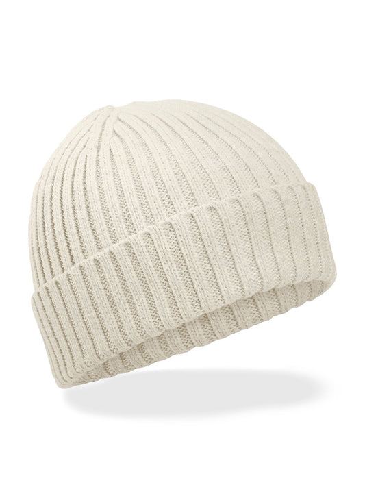 Organic Cotton Kids Beanie Beechfield Almond