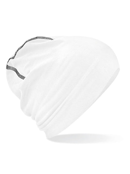 Hemsedal Cotton Beanie Beechfield White/Black