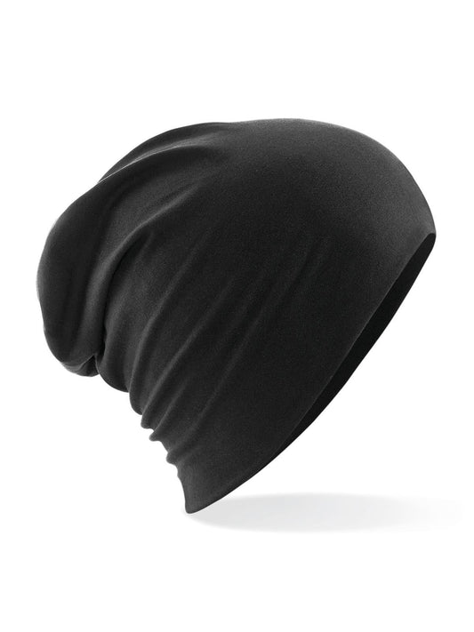 Hemsedal Cotton Slouch Beanie Beechfield Black