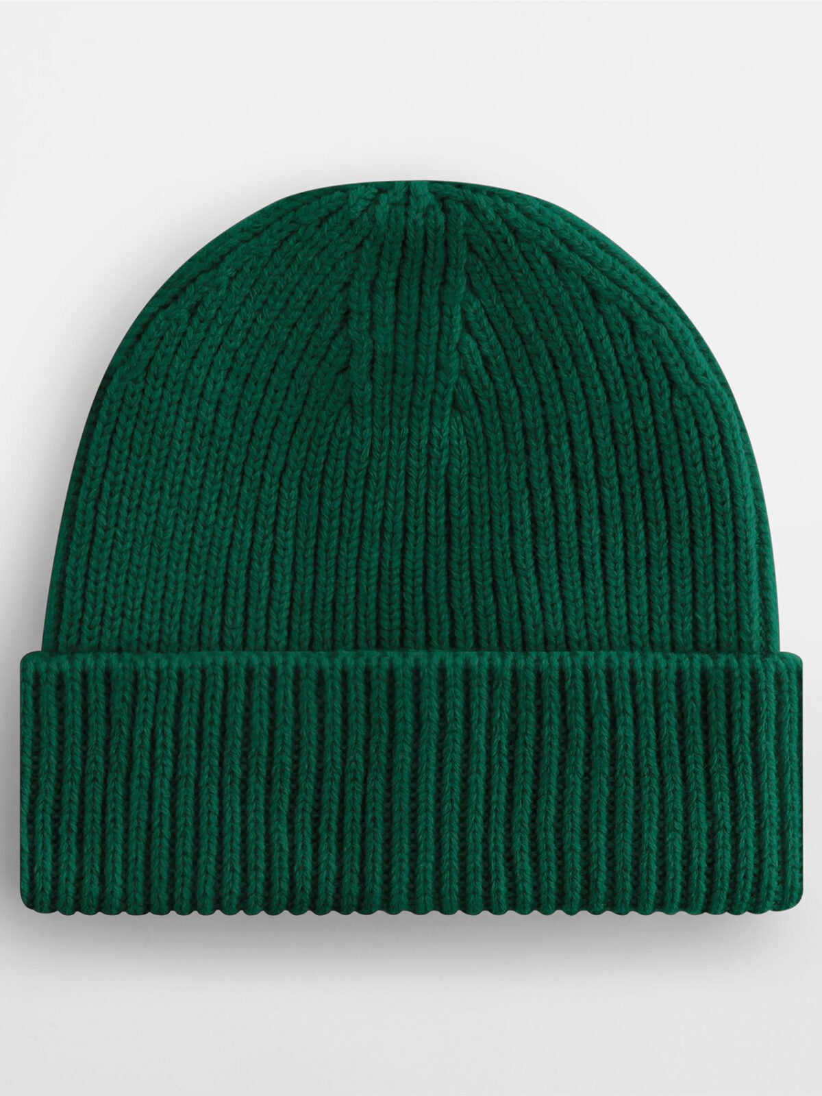 Engineered Knit Ribbed Beanie Beechfield Bottle Green