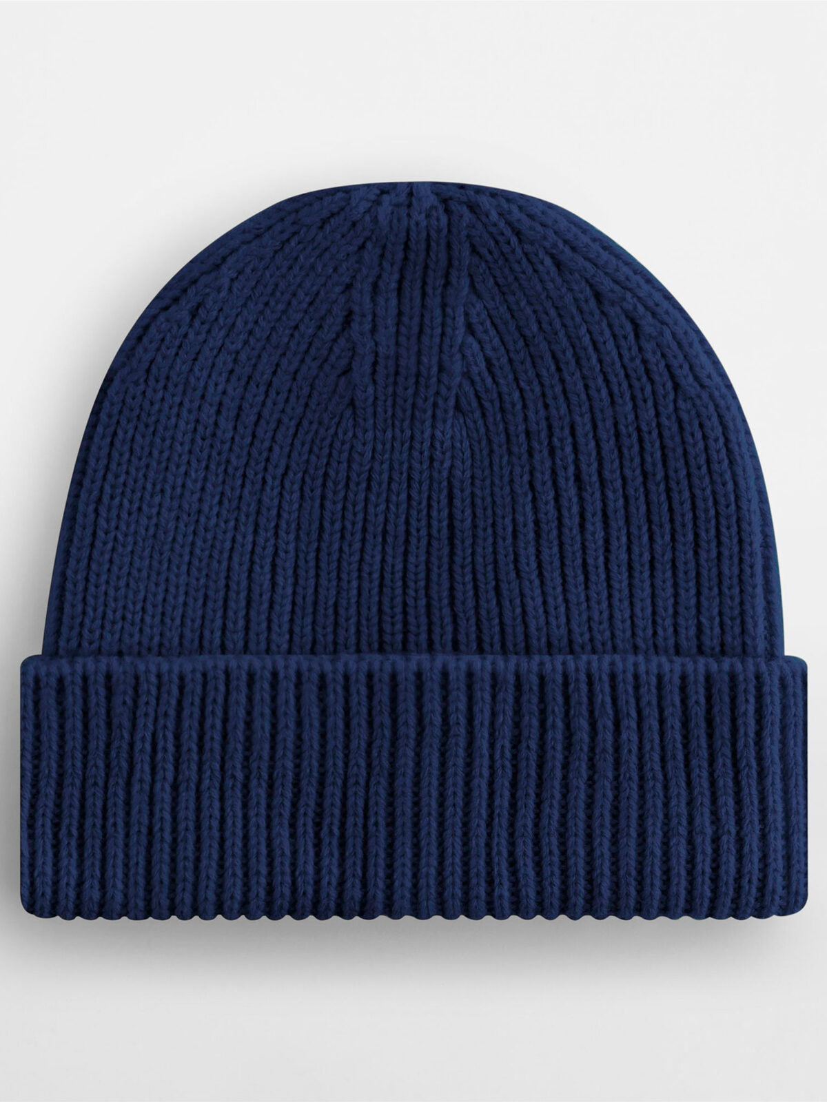 Engineered Knit Ribbed Beanie Beechfield Oxford Navy