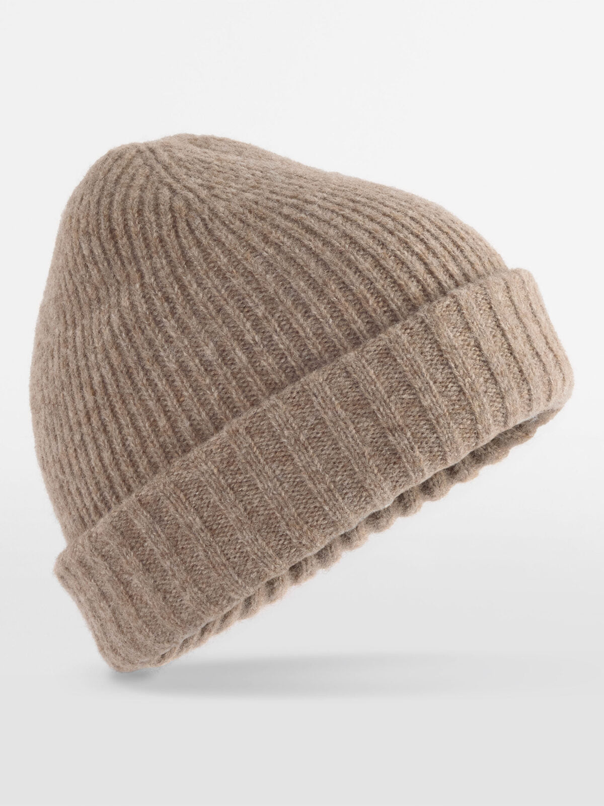 Stonefell Beanie Beechfield Light Brown Marl