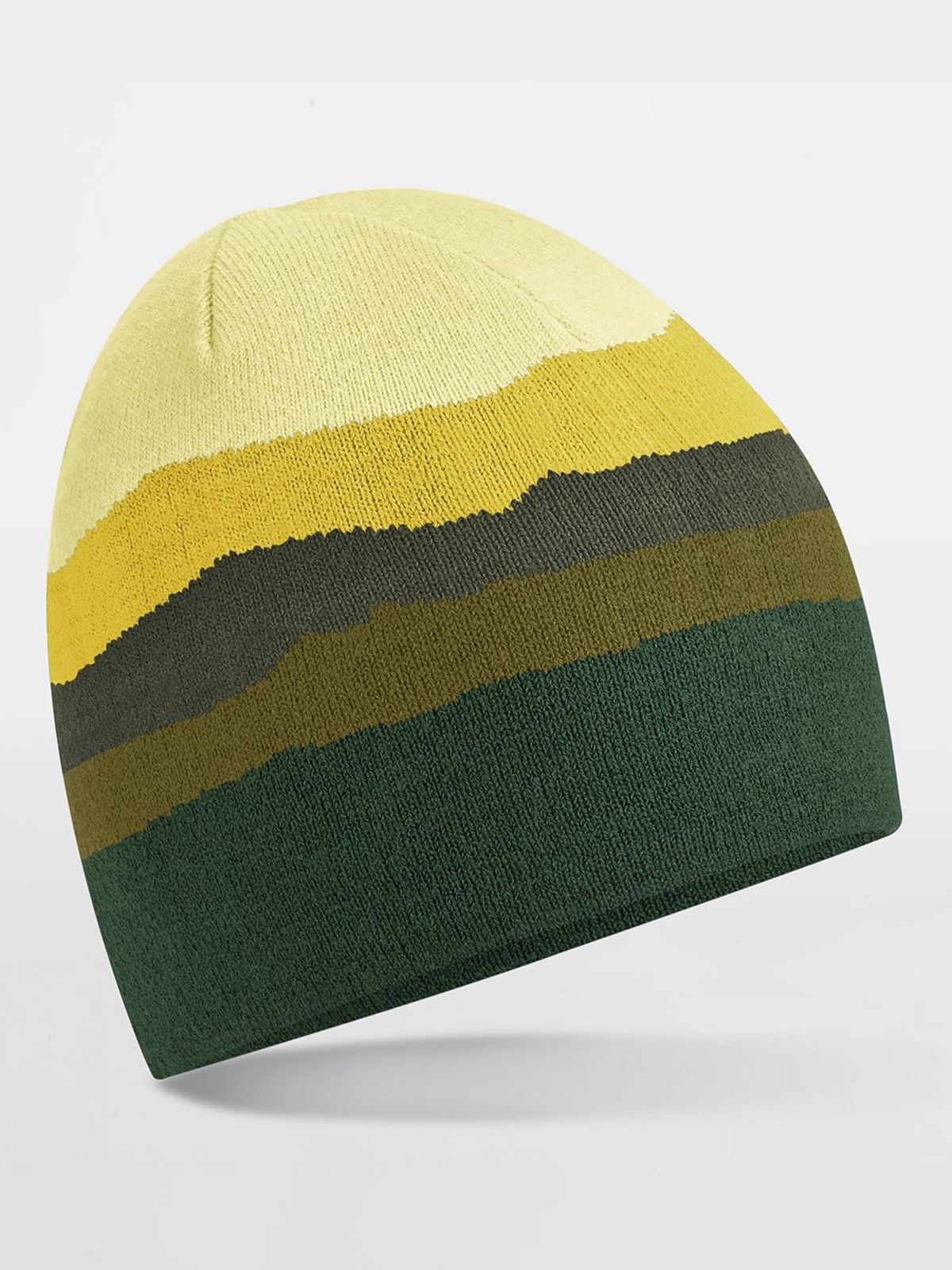 Mountain Peaks Pull-On Beanie Beechfield Alpine Peaks