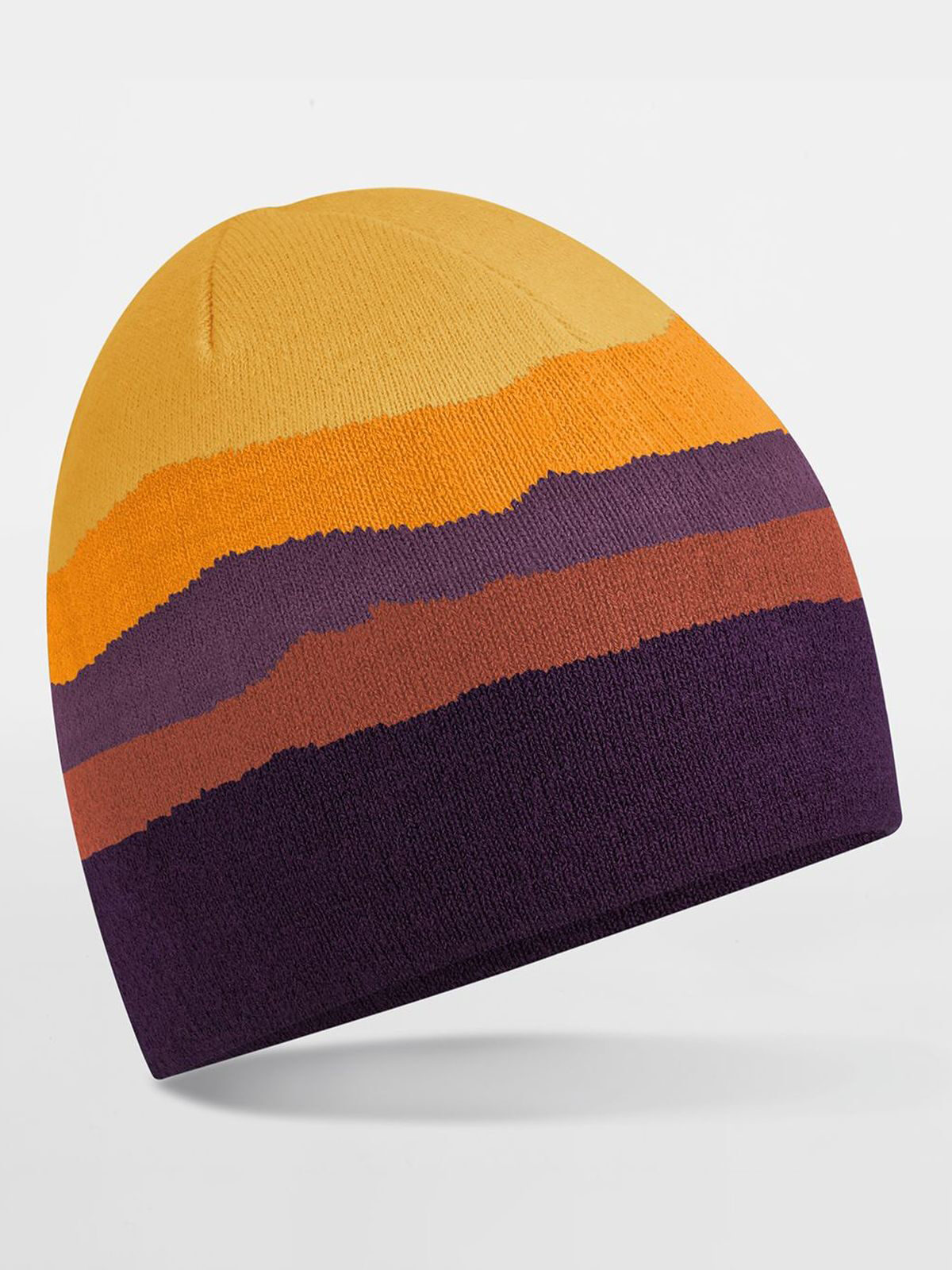 Mountain Peaks Pull-On Beanie Beechfield Desert Peaks