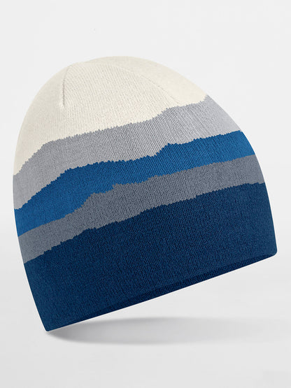 Mountain Peaks Pull-On Beanie Beechfield Rocky Peaks