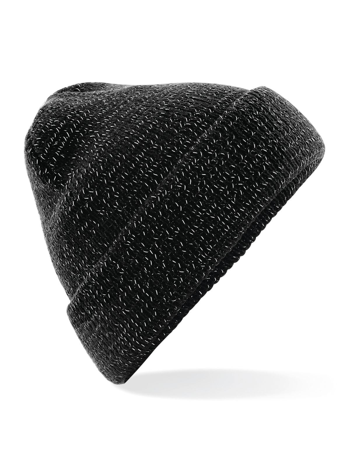 Reflective Beanie Beechfield Black