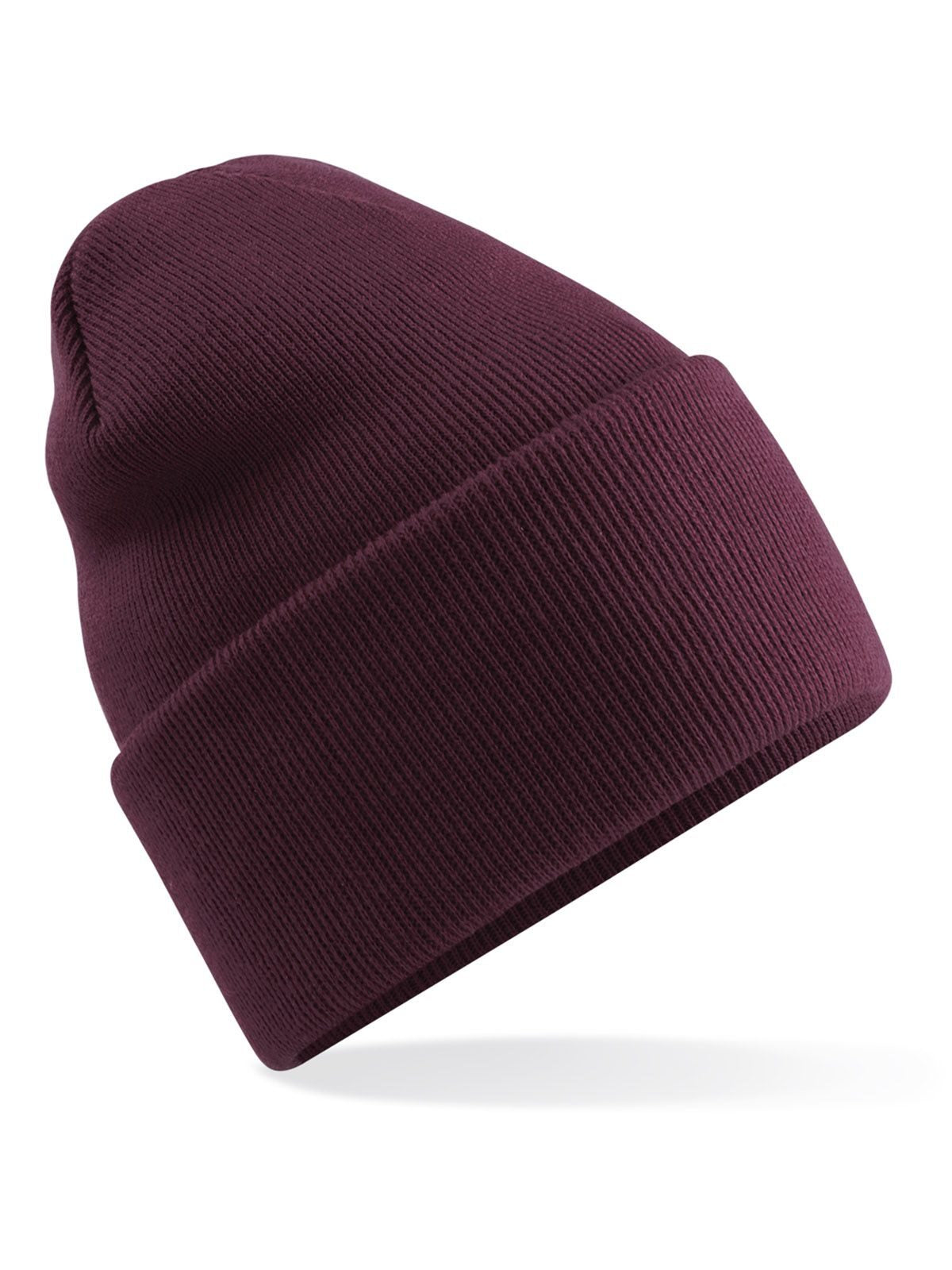 Original Deep Cuffed Beanie Beechfield Burgundy