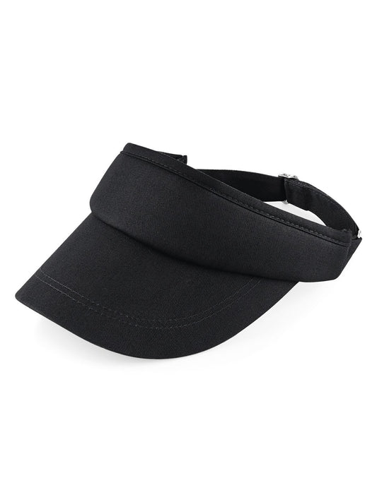 Sports Visor Beechfield Black