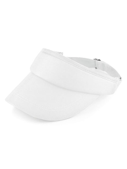 Sports Visor Beechfield White