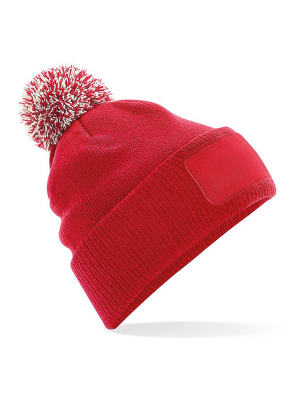 Snowstar Printers Beanie Beechfield Classic Red/Off White