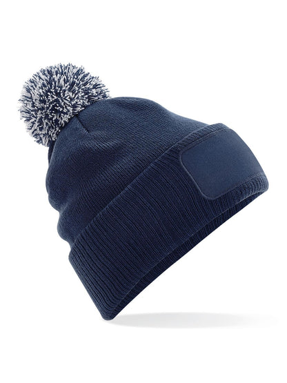 Snowstar Printers Beanie Beechfield French Navy/Light Grey