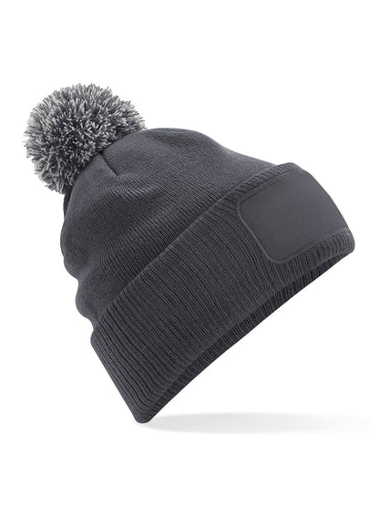 Snowstar Printers Beanie Beechfield Graphite Grey/Light Grey