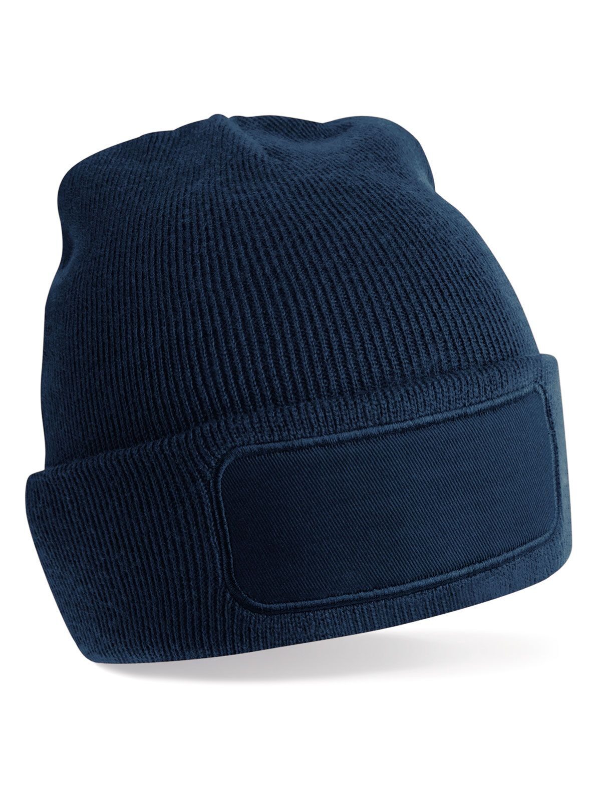 Recycled Original Patch Beanie Beechfield French Navy