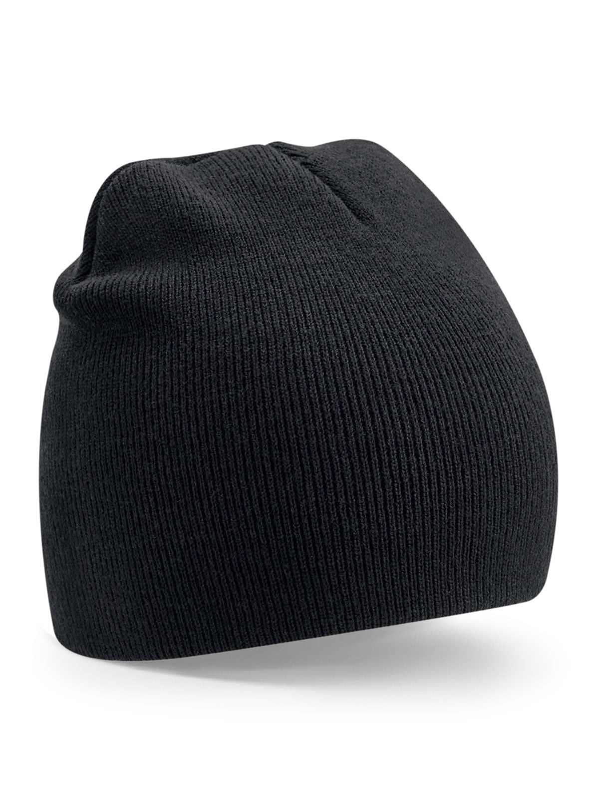 Recycled Original Pull-On Beanie Beechfield Black
