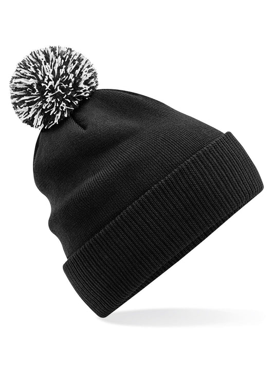 Recycled Snowstar® Beanie Beechfield Black/White