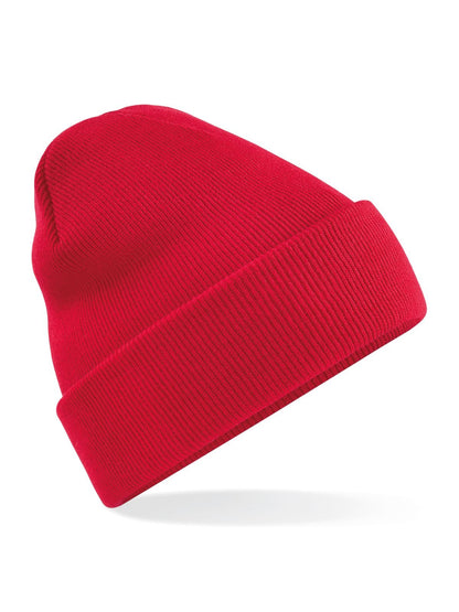 Junior Original Cuffed Beanie Beechfield Classic Red