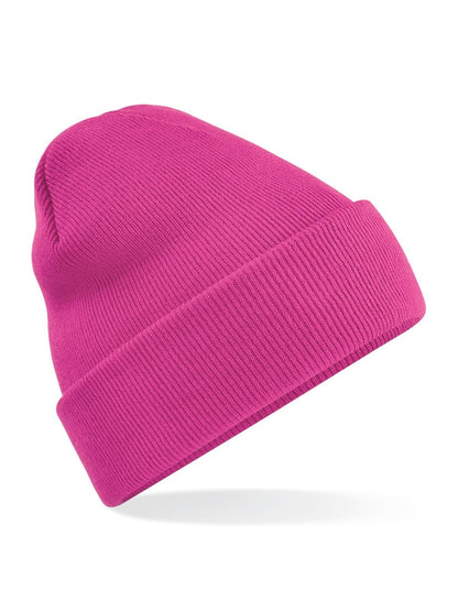 Junior Original Cuffed Beanie Beechfield Fuchsia