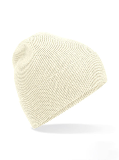 Organic Cotton Fine Knit Beanie Beechfield Sand