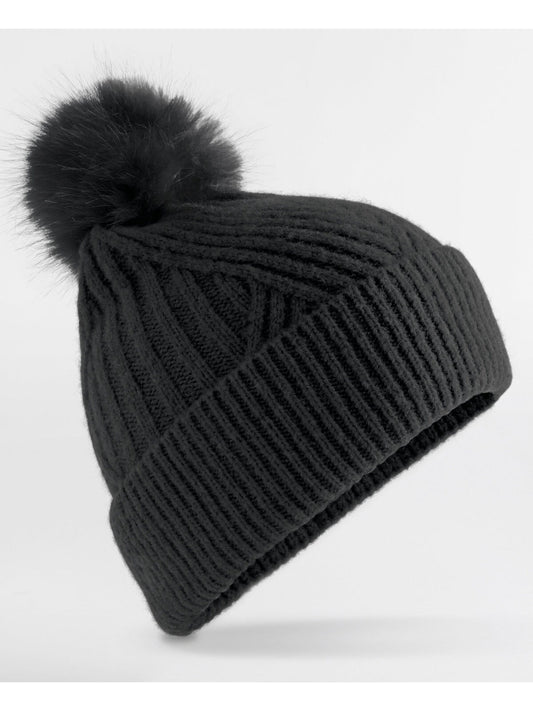 Berretto Snow Luxe Beechfield Black