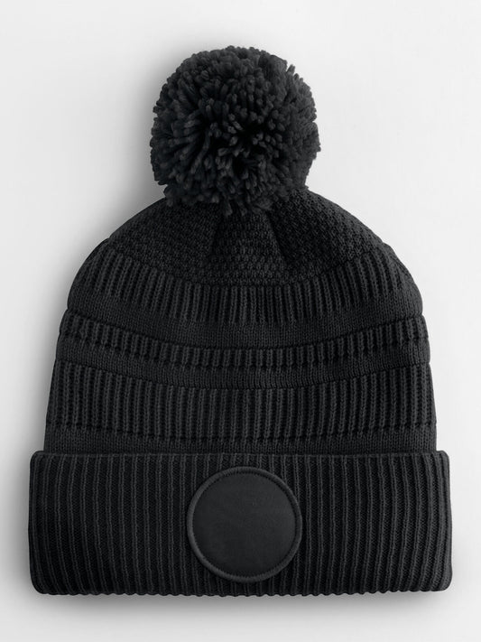 Berretto Fan Patch Beechfield Black