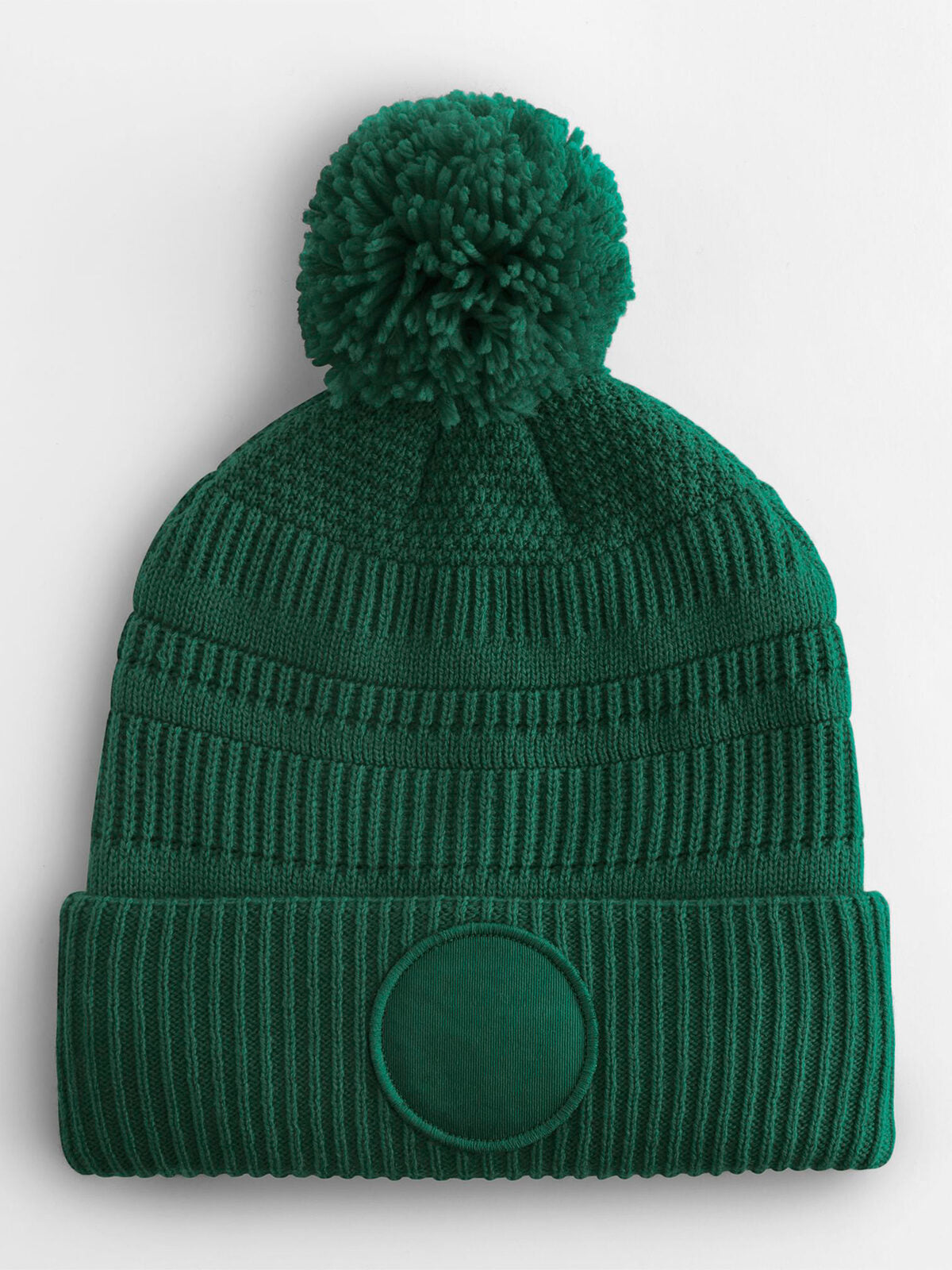 Berretto Fan Patch Beechfield Bottle Green