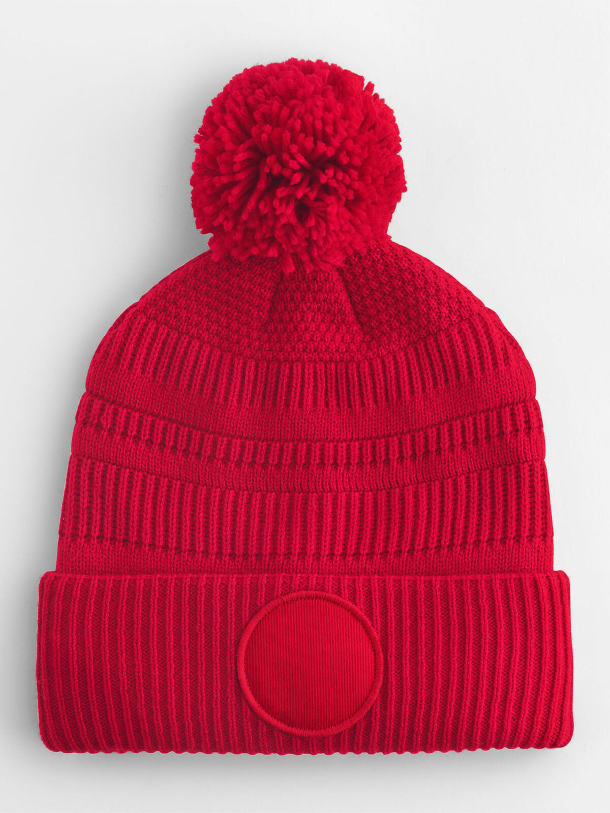 Berretto Fan Patch Beechfield Classic Red