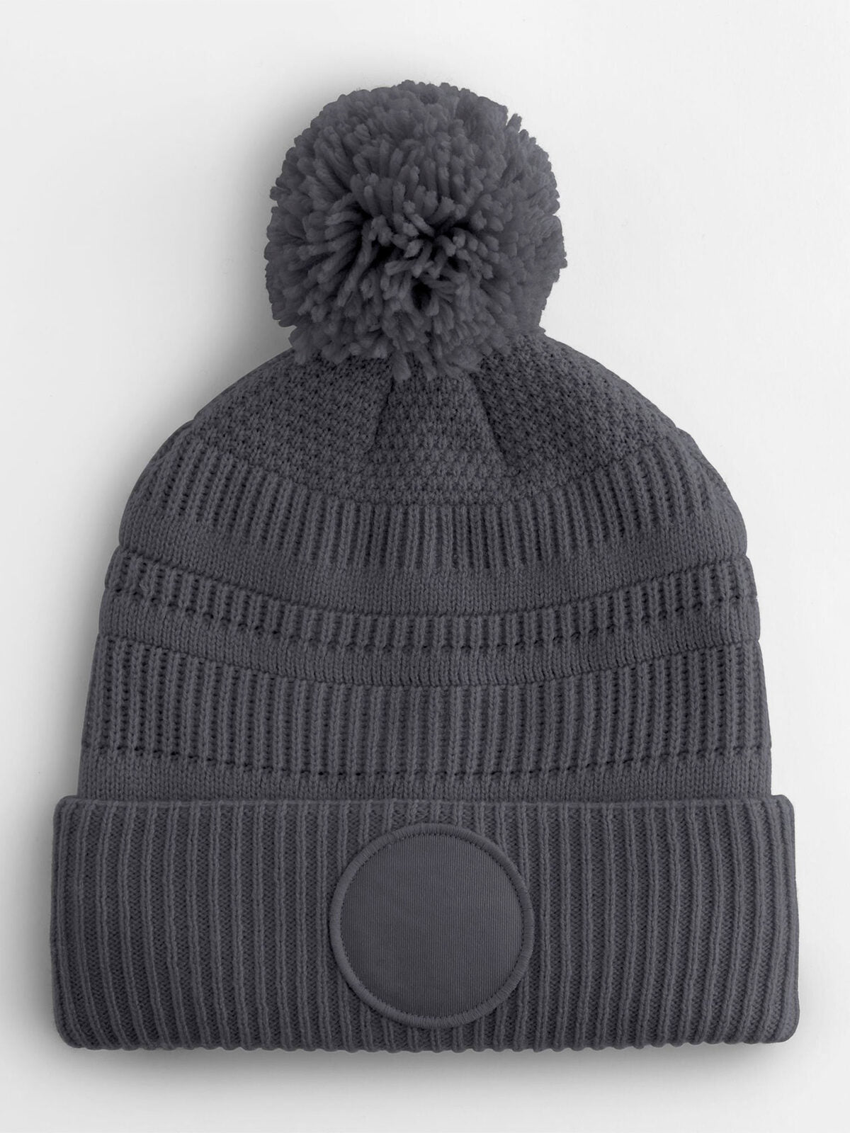 Berretto Fan Patch Beechfield Graphite Grey