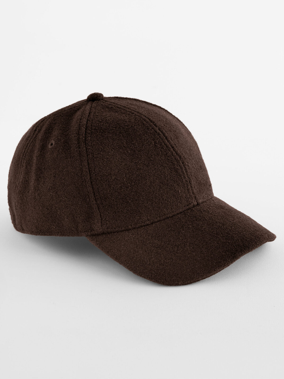 Wool Blend Cap Beechfield Dark Brown