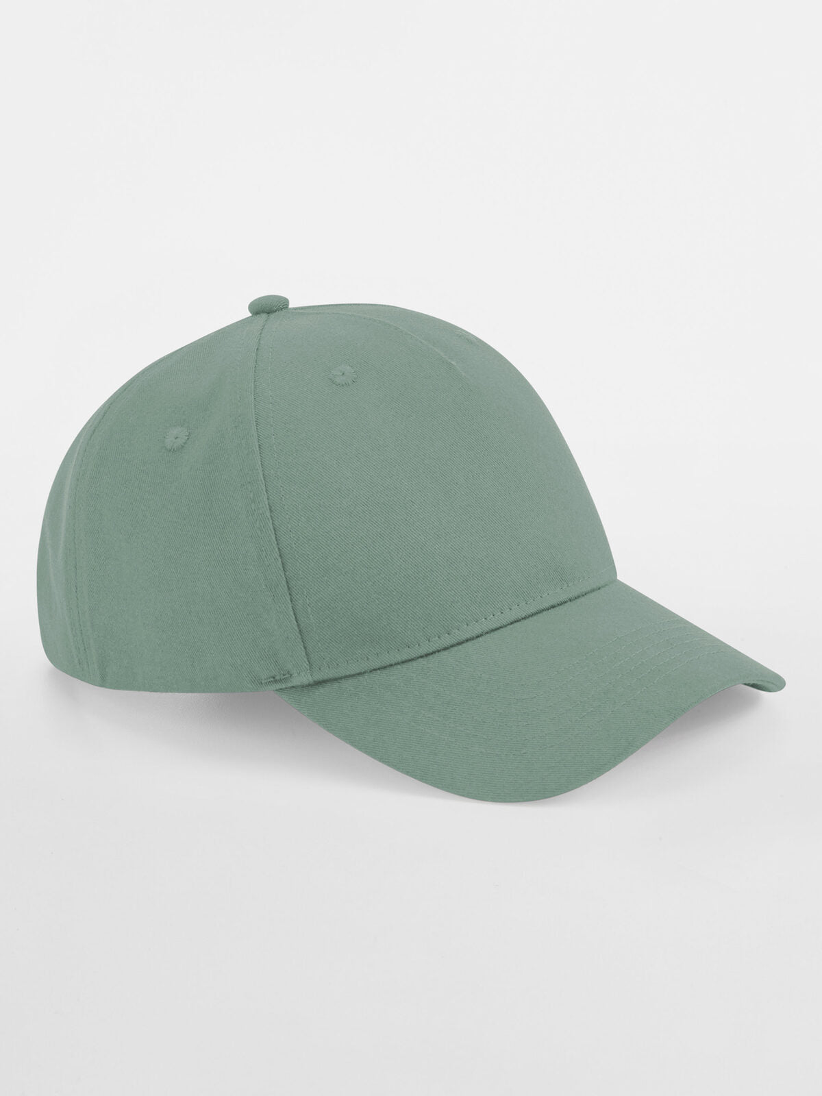 Cappellino a 5 pannelli in cotone biologico Beechfield Dusty Green