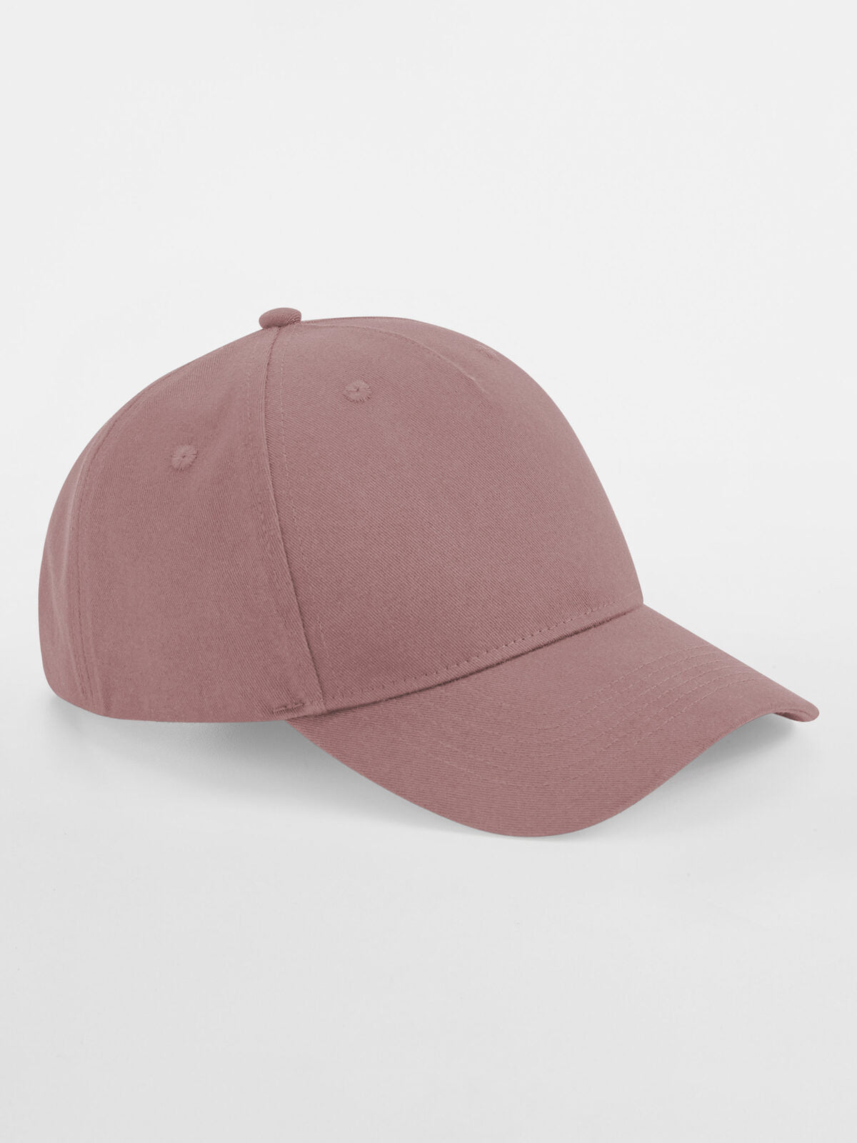 Cappellino a 5 pannelli in cotone biologico Beechfield Rose