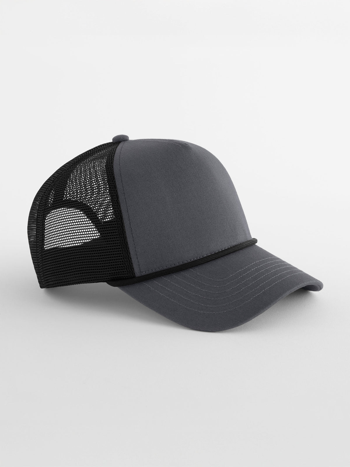 5 Panel Rope Trucker Beechfield Graphite Grey/Black