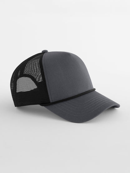 5 Panel Rope Trucker Beechfield Graphite Grey/Black