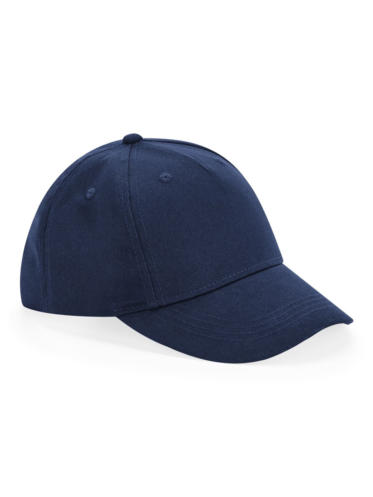 Junior Organic Cotton 5 Panel Cap Beechfield Navy